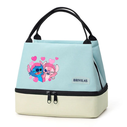 Sac Repas Stitch Isotherme Pliable – Déjeuner Bureau École Pique-nique