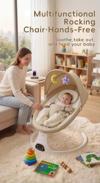 Berceau bébé électrique multifonction – balancelle apaisante