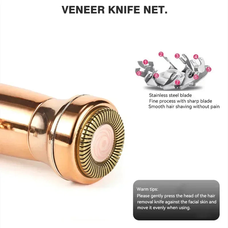 Épilateur Visage 4 en 1 – Tondeuse USB Femme