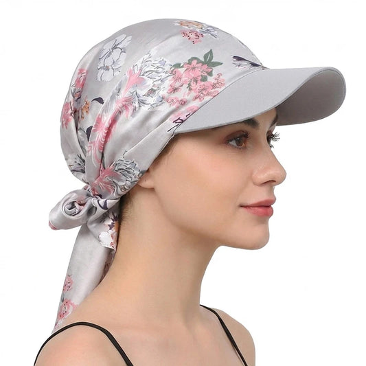Casquette Foulard Femme Imprimée – Satinée, Légère & Respirante