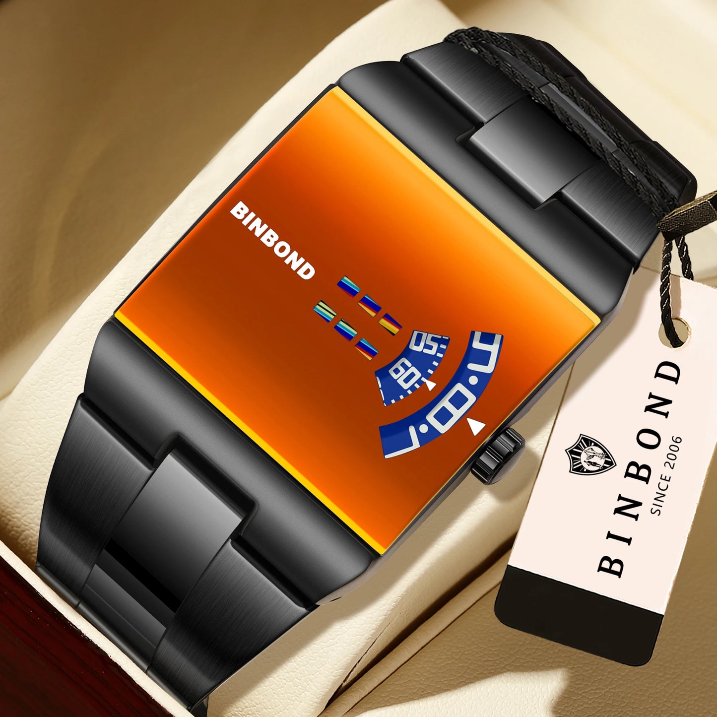 Montre Homme Quartz – Bracelet Acier, Style Sport & Business