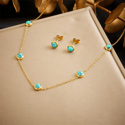 Parure Bijoux Arbre de Vie Femme – Plaqué Or