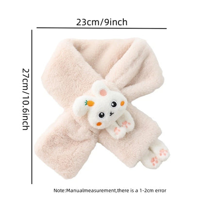 Écharpe enfant hiver lapin 🐰 – douce, chaude & mignonne