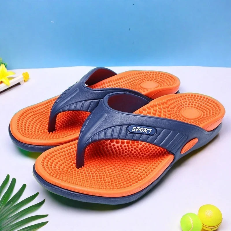 Sandales EVA Homme Légères – Semelle Massage, Plage & Maison