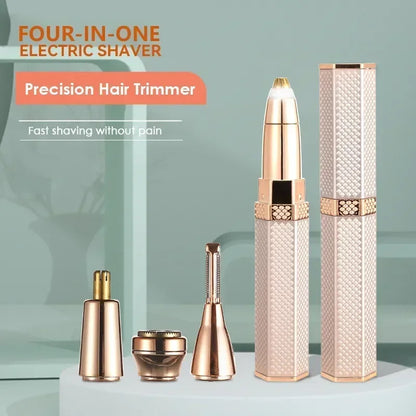 Épilateur Visage 4 en 1 – Tondeuse USB Femme