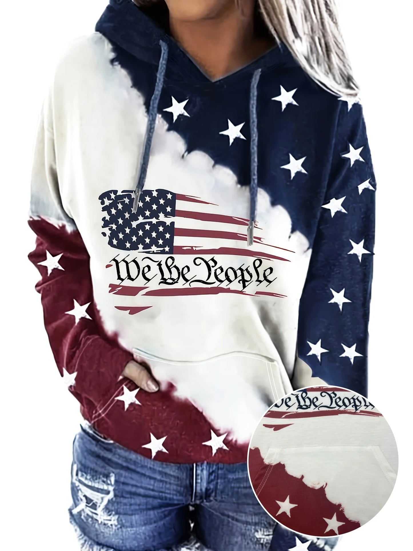 Sweat à Capuche Femme Motif Ancre – Style Casual & Confort