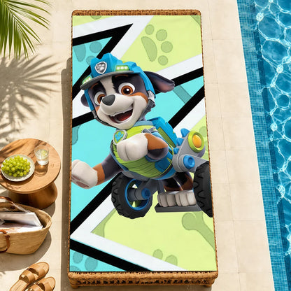 Serviette Enfant Motif Chien Dessin Paw Patrol – Plage, Bain & Piscine