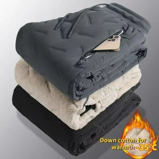 Pantalon d’Hiver Homme Épais  – Chaud, Confort & Style Décontracté