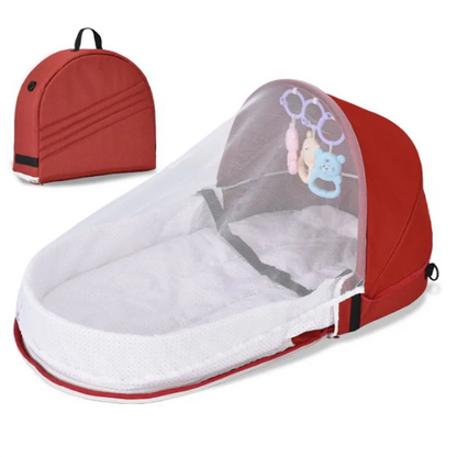 Nid pour bébé ,enfants portable, lit de voyage CPull avec moustiquaire, berceau pliable pour nouveau-né, panier de couchage pour bébé