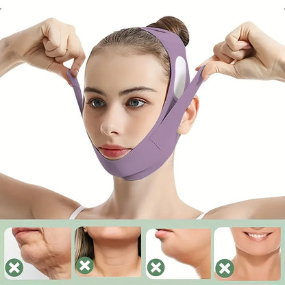 Bandeau Lifting Visage V-Line – Anti Double Menton
