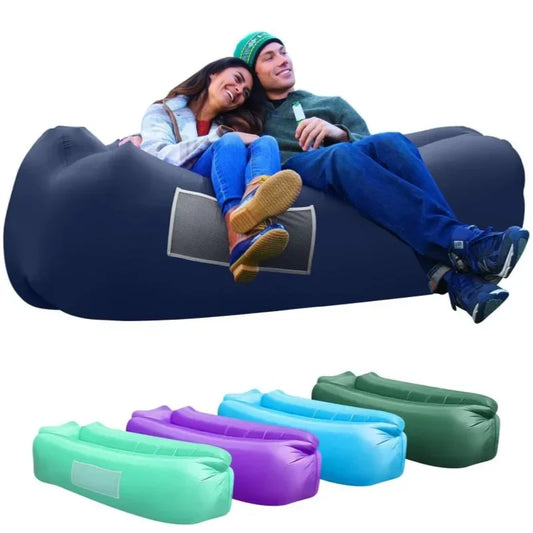 Canapé gonflable portable pour camping, plage et piscine
