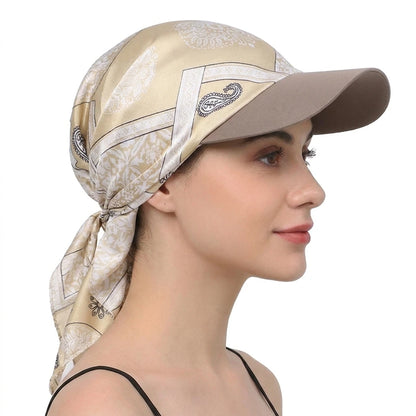 Casquette Foulard Femme Imprimée – Satinée, Légère & Respirante