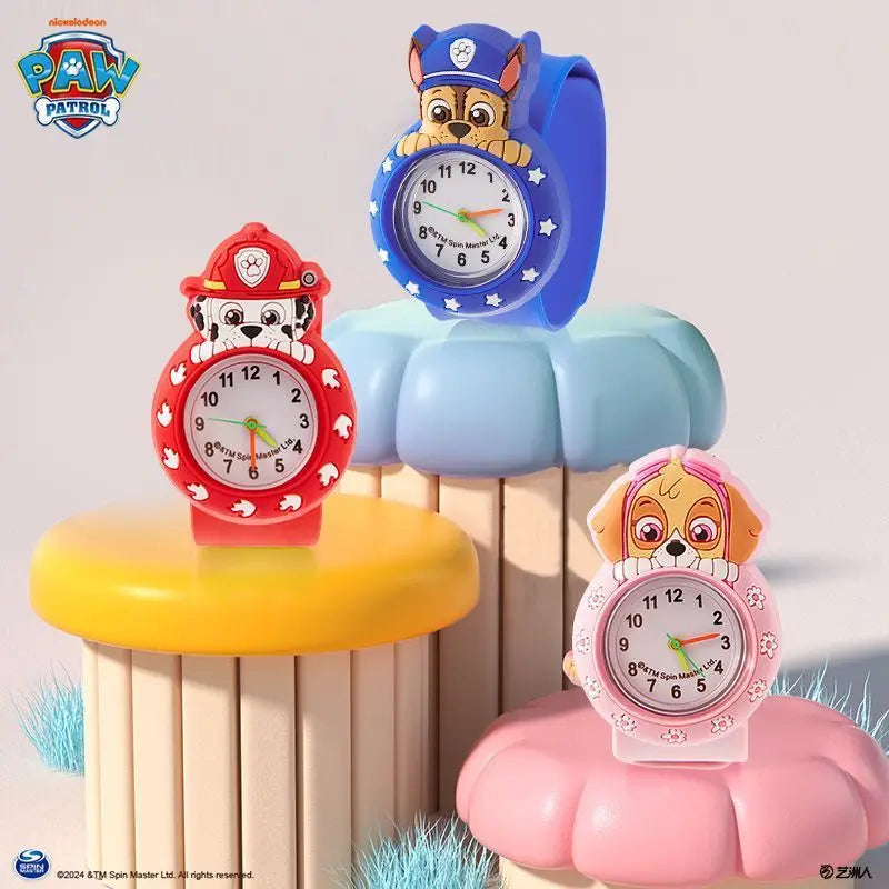 Montre Enfant Bracelet Slap – Montre Fantaisie Motif Paw Patrol
