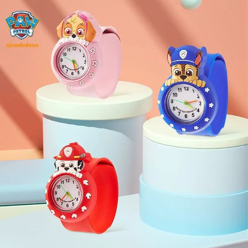 Montre Enfant Bracelet Slap – Montre Fantaisie Motif Paw Patrol