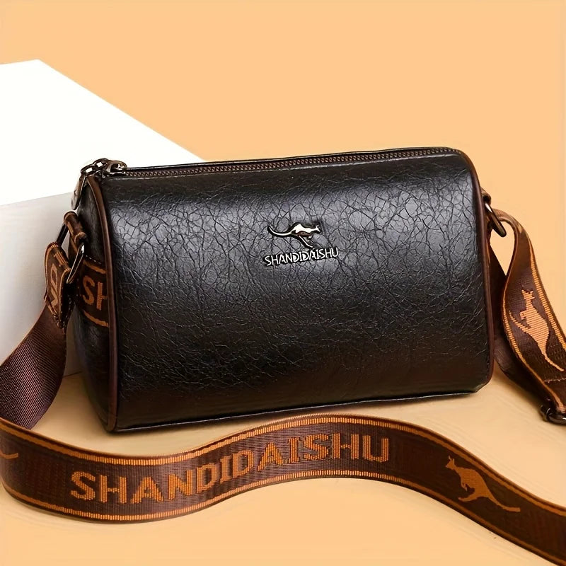 Sac Bandoulière Femme Cuir – Multi Compartiments Chic