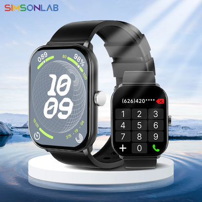 Montre Connectée 2.01'' – Appels Bluetooth, Étanche & Multi-Sport
