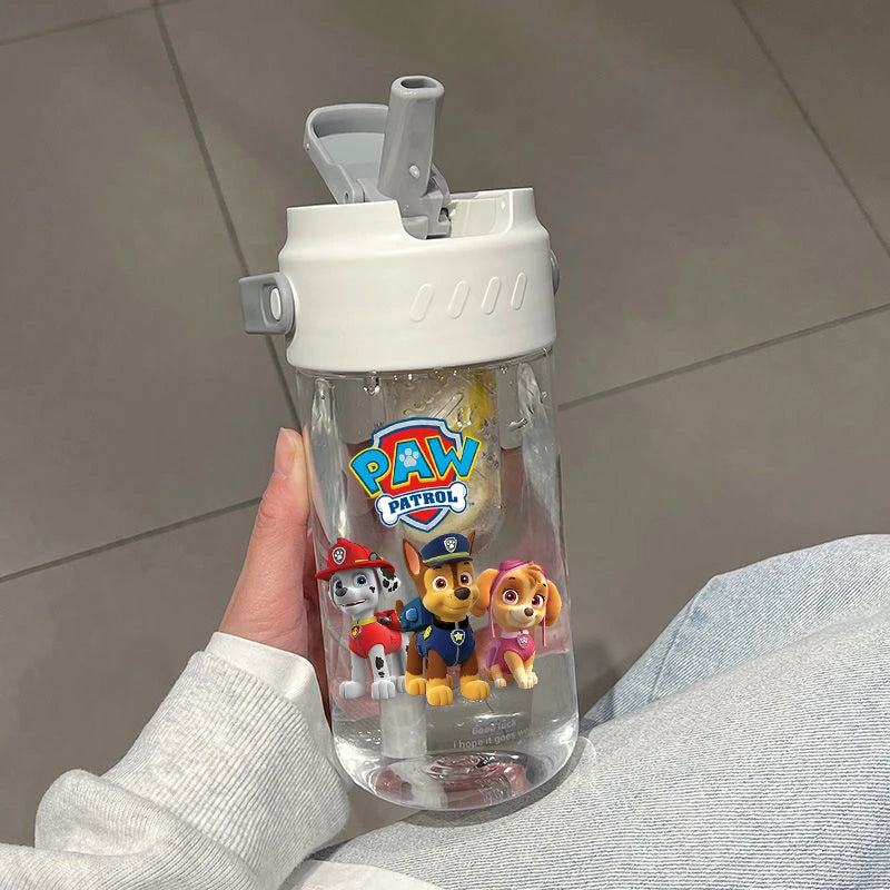 Gobelet Enfant avec Paille – Gourde Portable Motif Paw Patrol