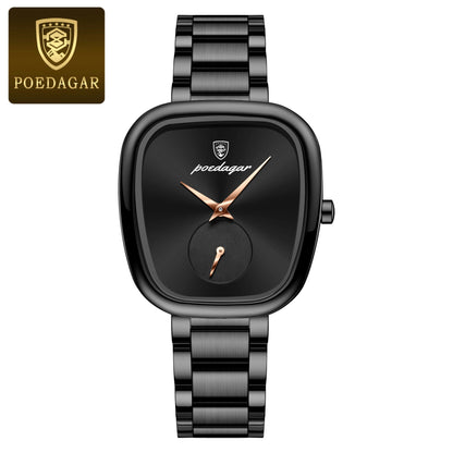 👉 Montre POEDAGAR femme – Quartz inox étanche, élégante & mode
