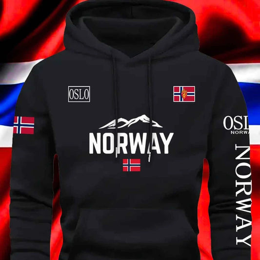 👉 Hoodie homme oversize Norway – chaud, coton & coupe décontractée