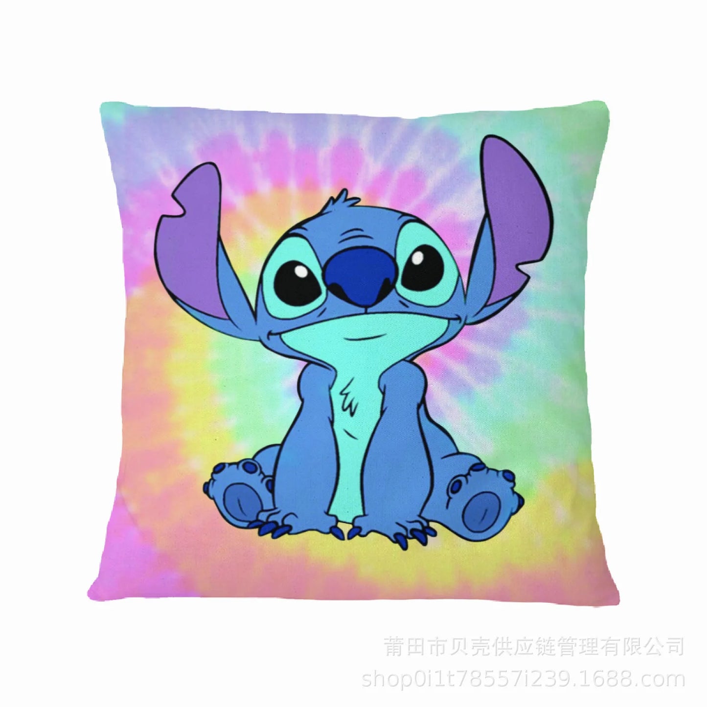 Taie d’Oreiller Stitch Double Face – Housse Kawaii pour Enfants