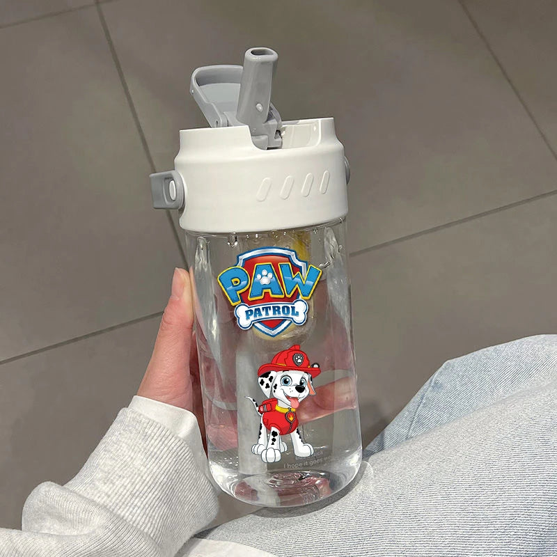 Gobelet Enfant avec Paille – Gourde Portable Motif Paw Patrol