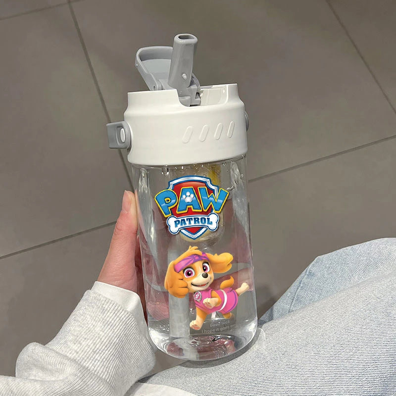Gobelet Enfant avec Paille – Gourde Portable Motif Paw Patrol