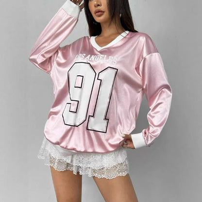 T-Shirt Manches Longues Y2K Unisexe – Style Streetwear Vintage