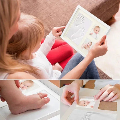 Cadre Empreintes Bébé – Mains & Pieds Souvenir Naissance