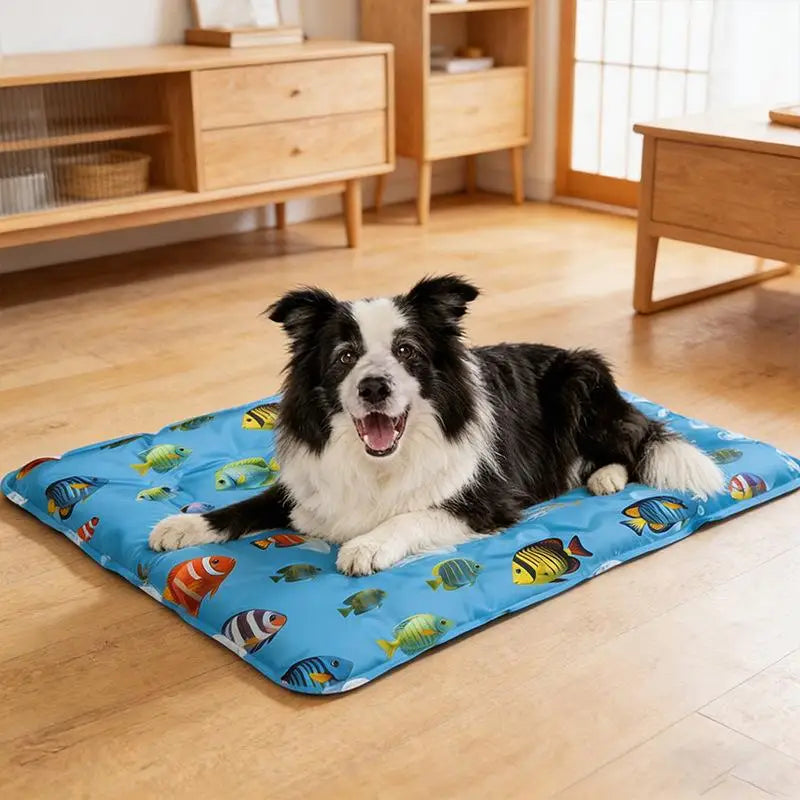 Tapis Rafraîchissant Chien & Chat – Coussin Fraîcheur Été