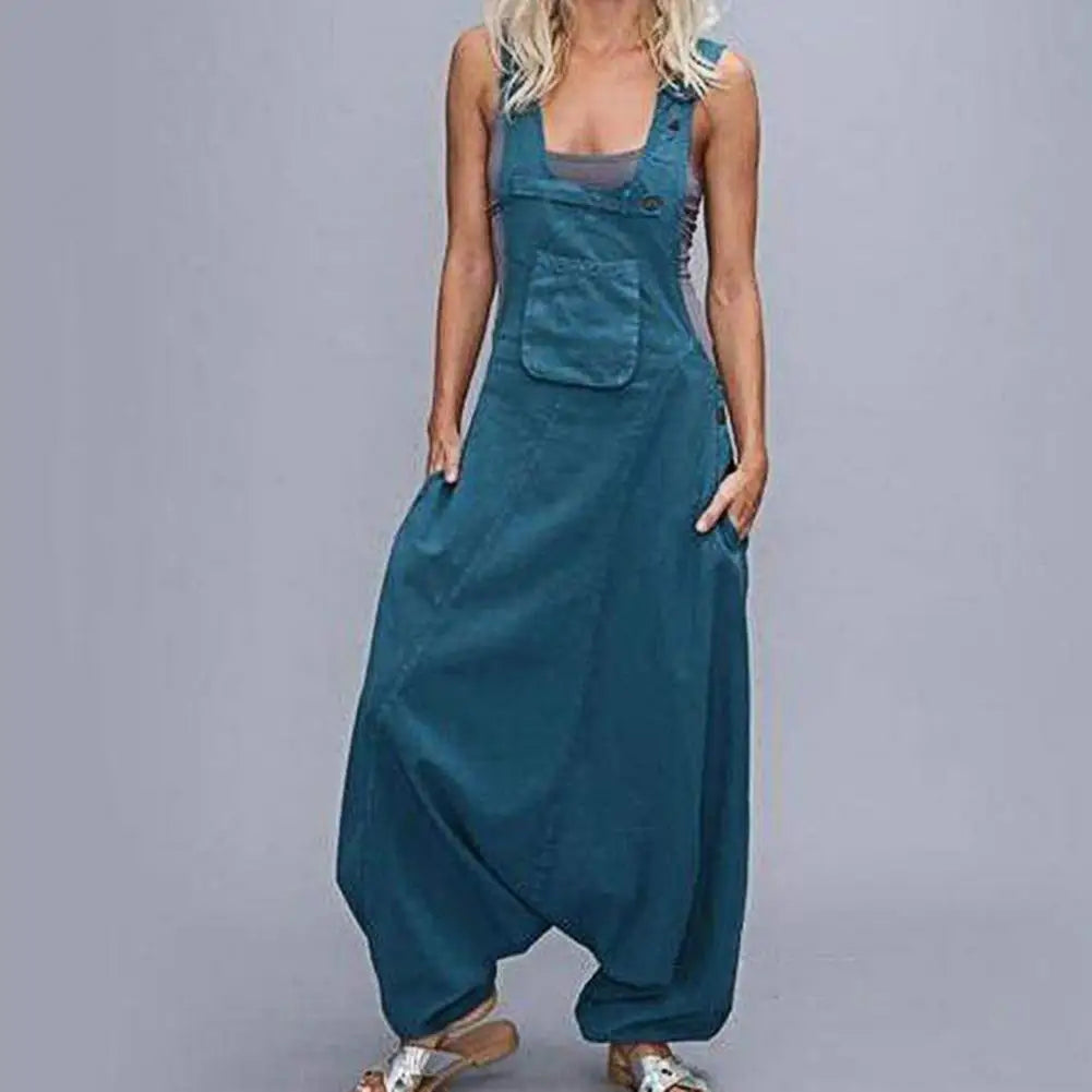 Combinaison Femme Large – Pantalon Fluide & Confort