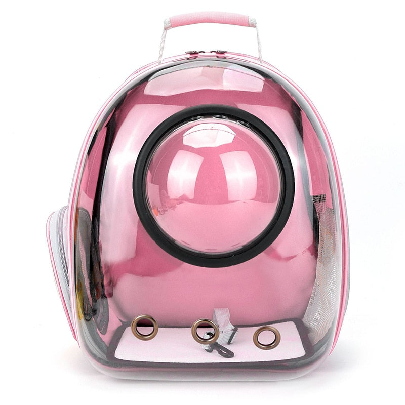 Sac à dos transparent pour animaux de compagnie, sac à dos respirant pour animal de compagnie, sac à capsule spatiale portable, sac de transport pour chiot et chat