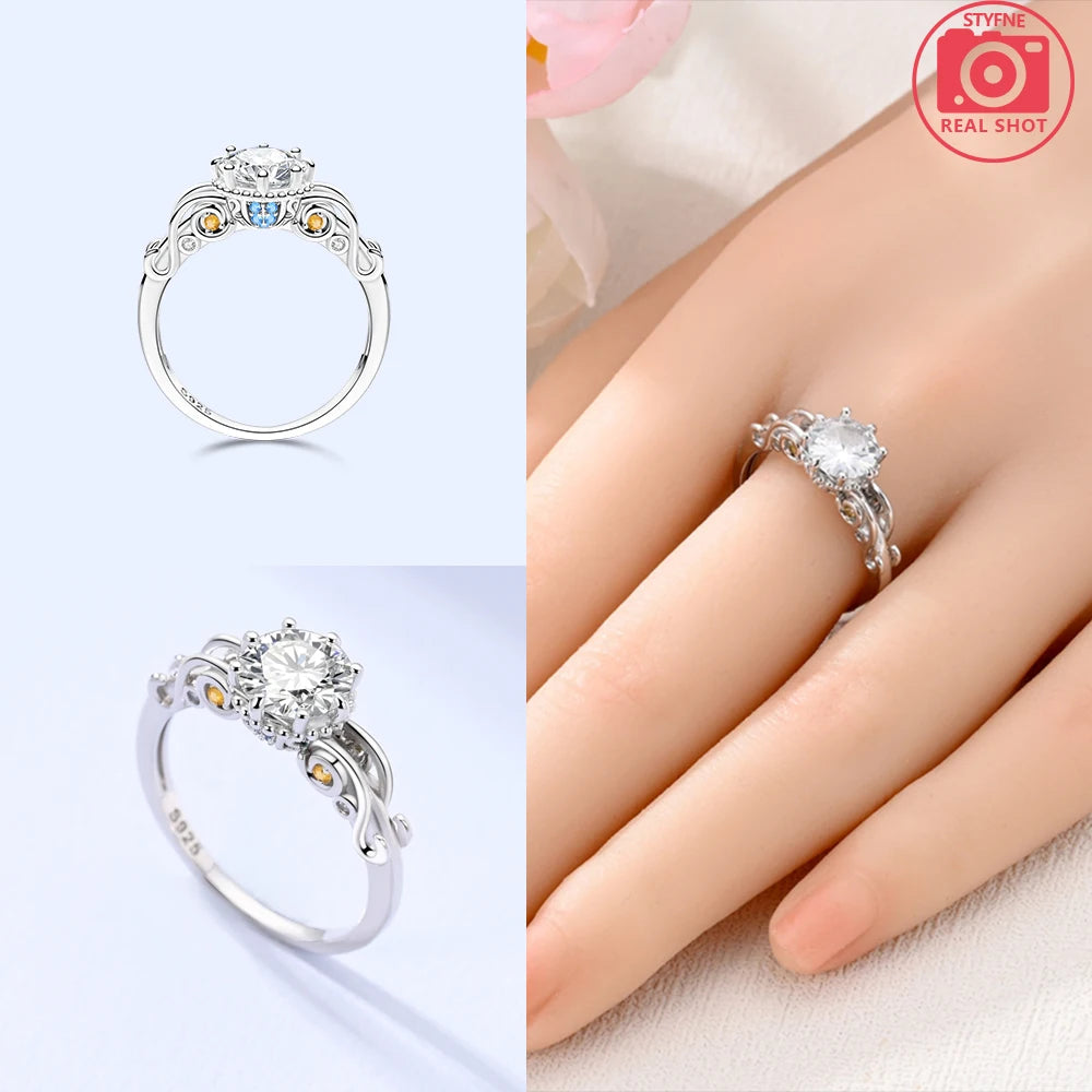 Bague Cœur Zircon Argent 925 – Élégante & Tendance Femme