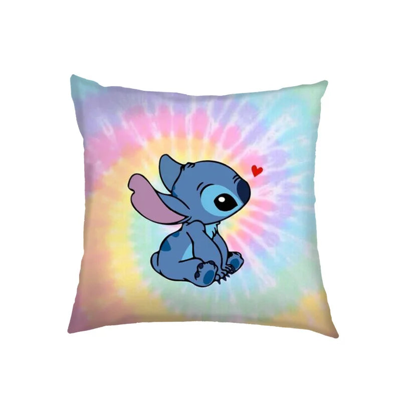Taie d’Oreiller Stitch Double Face – Housse Kawaii pour Enfants