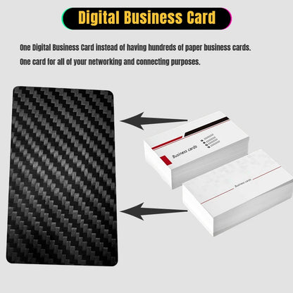 Carte NFC Digitale Rechargeable – Lot de 5 Cartes Pro