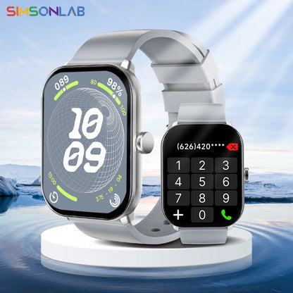 Montre Connectée 2.01'' – Appels Bluetooth, Étanche & Multi-Sport