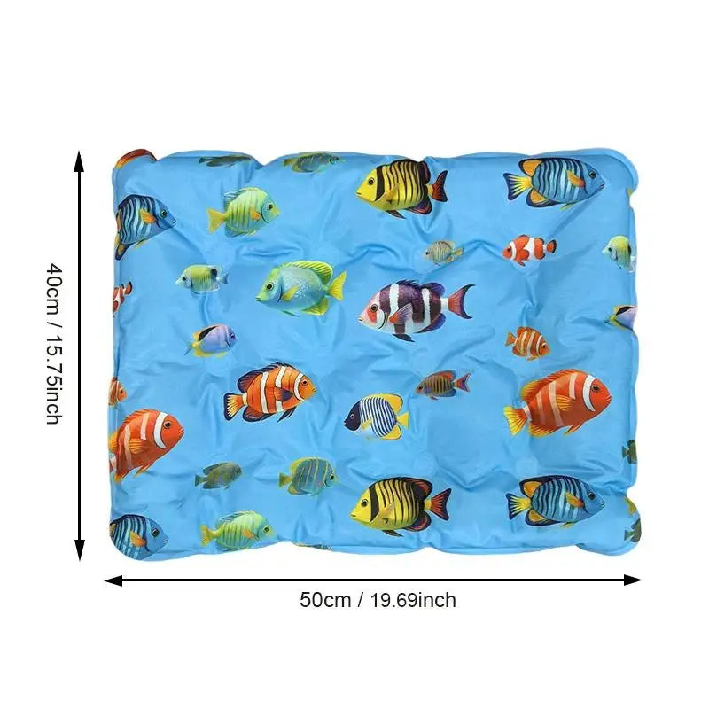 Tapis Rafraîchissant Chien & Chat – Coussin Fraîcheur Été
