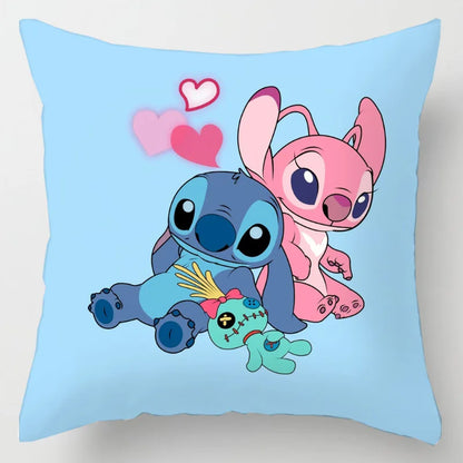 Taie d’Oreiller Stitch Double Face – Housse Kawaii pour Enfants