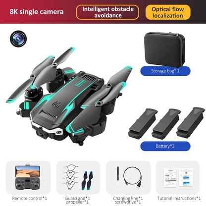 Drone 8K 5G GPS Professionnel HD, Photographie Aérienne, Évitement d'Obstacles, Hélicoptère à Quatre Rotors RC