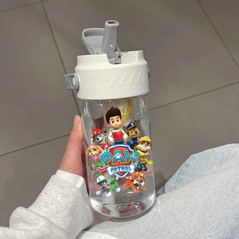 Gobelet Enfant avec Paille – Gourde Portable Motif Paw Patrol