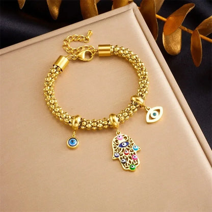 Bracelets chic avec pendentif– Acier Titane