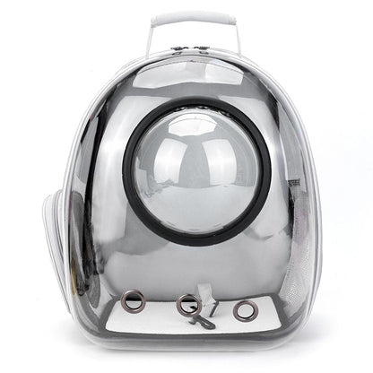 Sac à dos transparent pour animaux de compagnie, sac à dos respirant pour animal de compagnie, sac à capsule spatiale portable, sac de transport pour chiot et chat