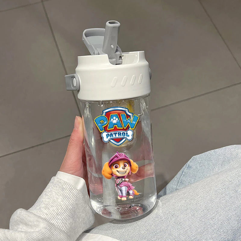 Gobelet Enfant avec Paille – Gourde Portable Motif Paw Patrol