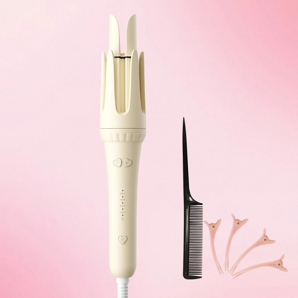 💁‍♀️ Boucleur Automatique Portable – Effet Volume & Boucles Longue Tenue