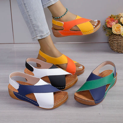 Sandales Compensées Femme Été – Confortables, Légères & Antidérapantes