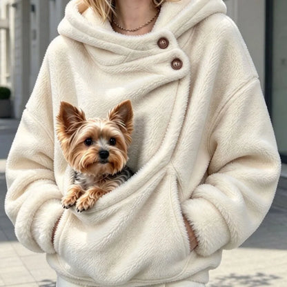 Sweat Kangourou à Poche pour Chat&Chien – Hoodie à Capuche