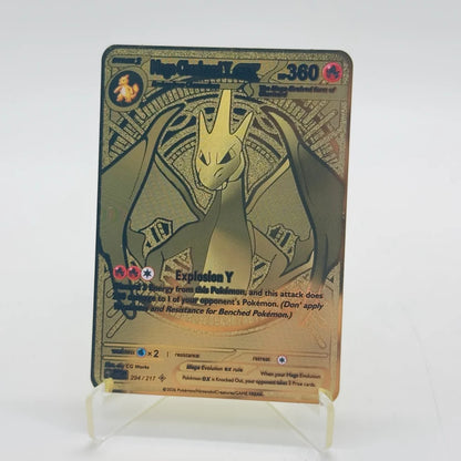 Cartes Pokémon Métal Hyper Rare – Dracaufeu & Dragonite