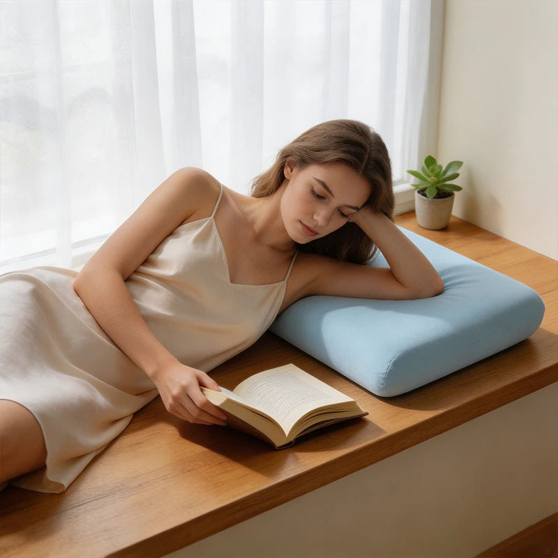 Taie d’Oreiller Rafraîchissante Ice Silk – Housse Été Lavable