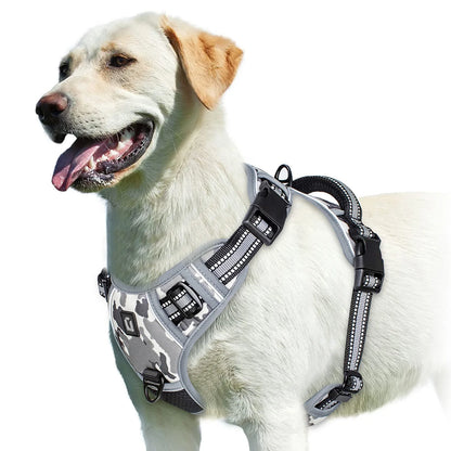 Harnais Chien Anti-Traction Ajustable – Confort Rembourré