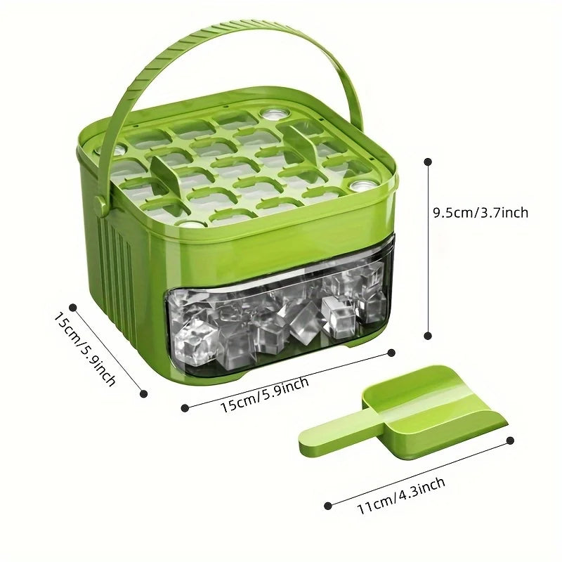 Bac à glaçons 50 cubes – Grand format avec couvercle