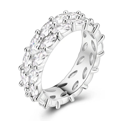 Bague Cœur Zircon Argent 925 – Élégante & Tendance Femme